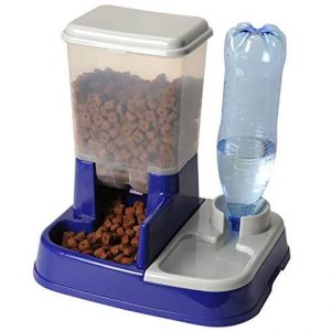 distributeur automatique de croquettes et eau pour chats et chiens Probache