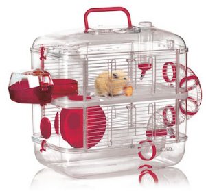 cage a hamster plexiglas transparent zolux