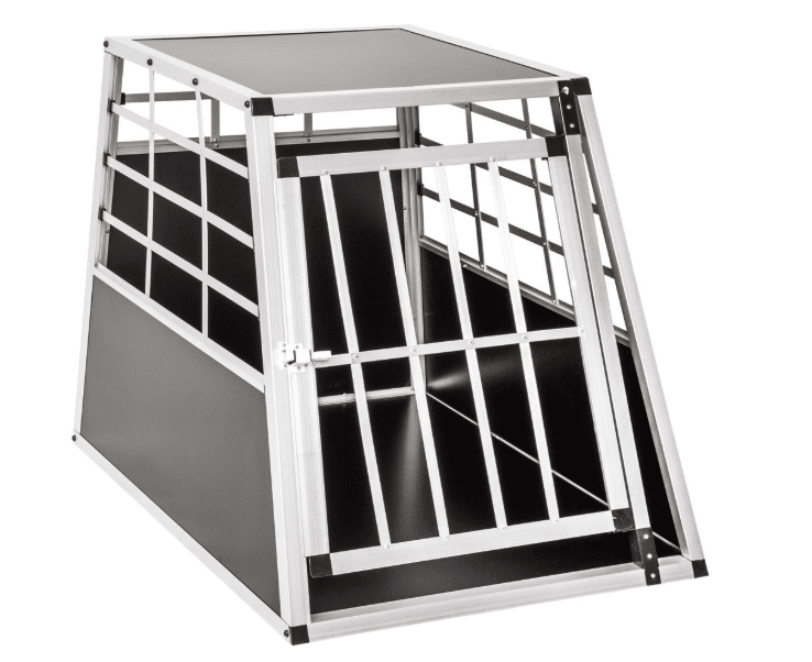 cage de transport pour chien rigide Tectake