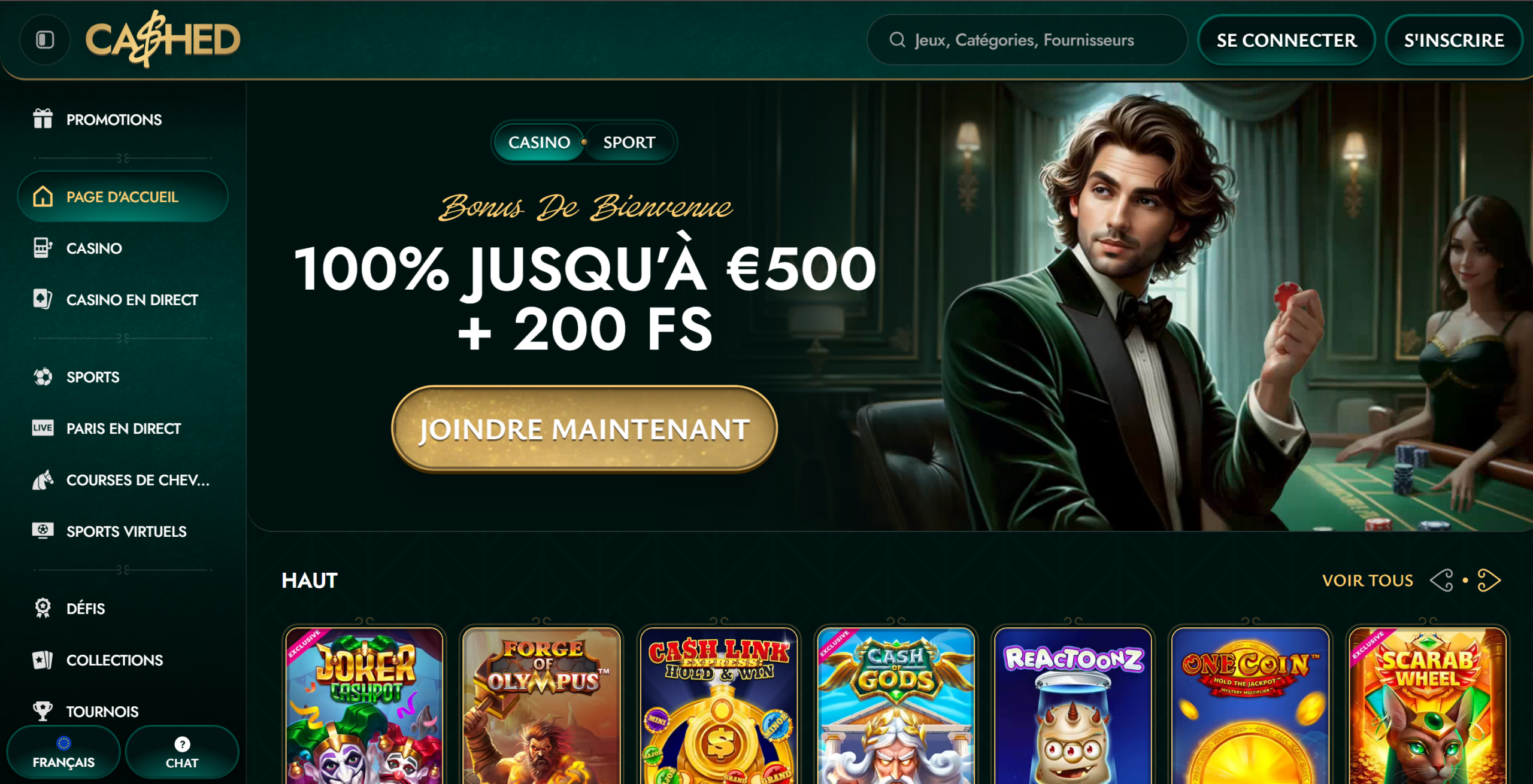 cashed casino
