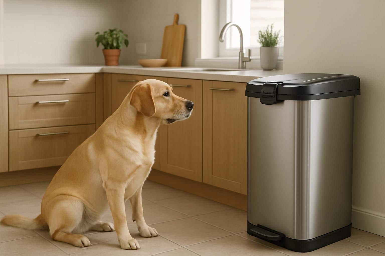 découvrez des astuces efficaces pour empêcher votre chien de fouiller dans la poubelle et préserver la propreté de votre maison tout en assurant la sécurité de votre animal.