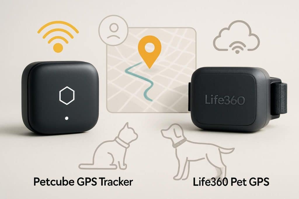 découvrez une comparaison détaillée entre petcube gps tracker et life360 pet gps tracker pour choisir le meilleur dispositif de suivi gps pour vos animaux de compagnie.