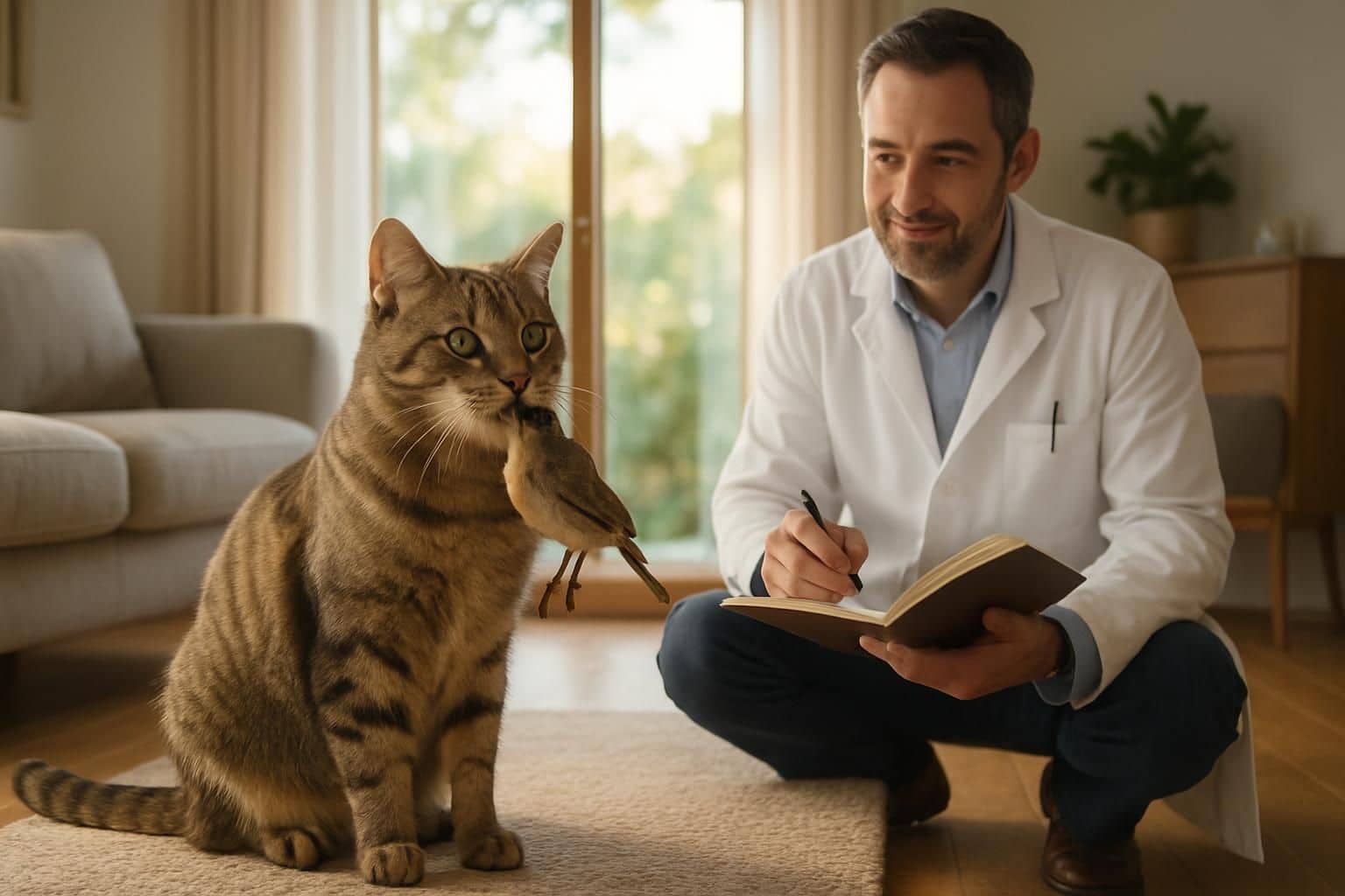 découvrez pourquoi votre chat vous offre un oiseau chaque matin et ce que cela révèle selon le vétérinaire. comprenez ce comportement surprenant et son importance.