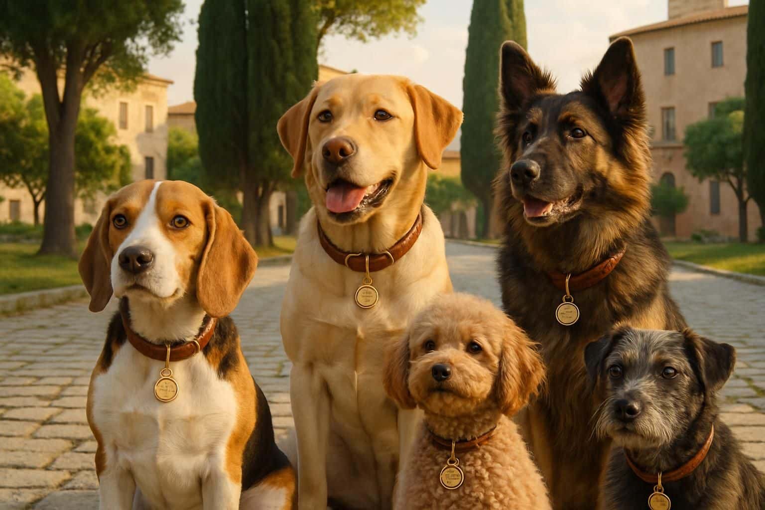 découvrez une sélection de noms italiens originaux et uniques pour donner à votre chien une identité pleine de charme et d'élégance.
